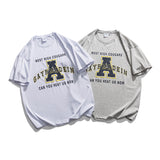 Man Summer T Shirt Simple Letter Printing