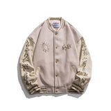 Letterman Jacket Outfit Senior Jackets Varsity Baseball Coat Baseball Uniform Men's and Women's Casual Jacket