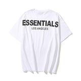 Kanye T Shirt Reflective Letter Crew Neck Short-Sleeved T-shirt Hip Hop Half Shirt