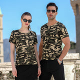 Woodland T Shirt Camouflage Crew Neck