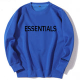 Fear Of God Fog Sweatshirt Essentials Double Line Brushed Hoody Tide Brand Letters
