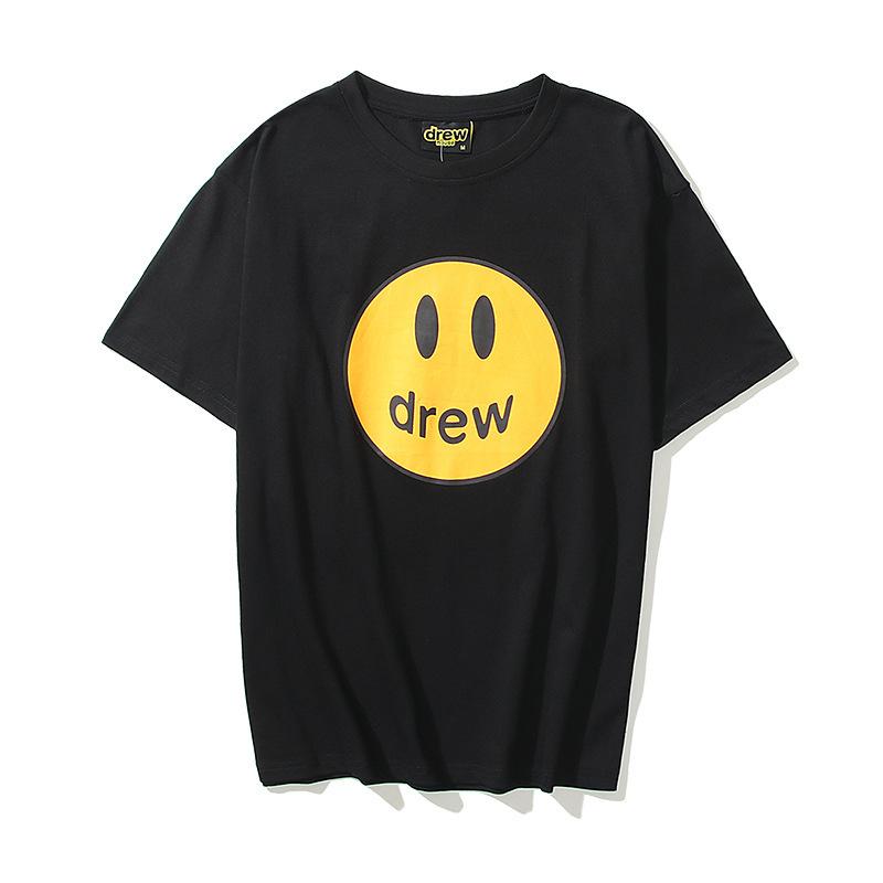 Justin Bieber Drew House Casual High Street Couple Men's and Women's ShortSleeved Tshirt