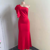 Mariah Carey See through Dress Solid Color Long Dress plus Size Dress Gown