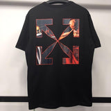 Off White T Shirt Ow Summer Arrow Print Owt Tshirt Loose Short Sleeve Cotton