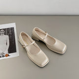 Nude Pumps Block Heel