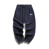 Man Fall Winter Outfis Winter Trendy Simple Solid Color Polar Fleece Casual Pants Men Loose and Warm