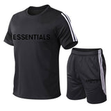 Fear Of God Fog Essentials Casual Short-Sleeved Shorts Suit Chest Logo