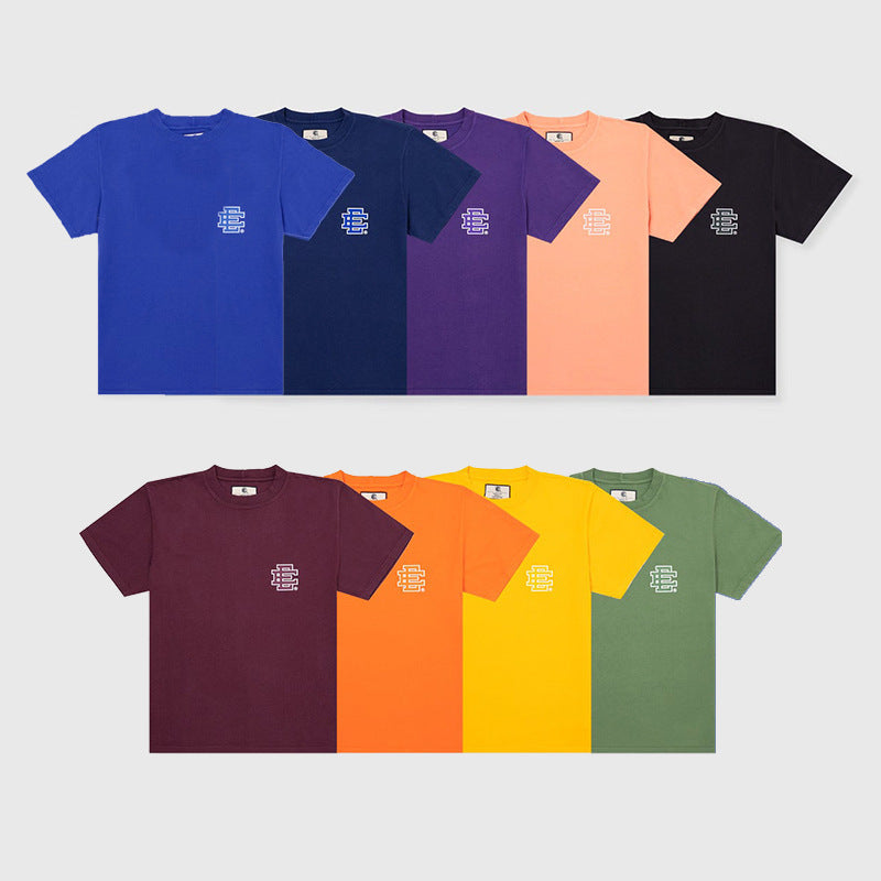 Eric Emanuel EE Shorts Summer Loose Large Size Casual Couple T-shirt Men and Women