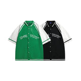 Man Summer T Shirt Stitching Contrast Color