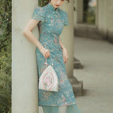 Women cottagecore Dress Girl Dress Vintage Cheongsam