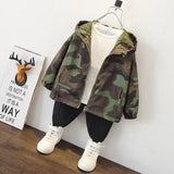 Toddler Boys Jackets Boy's Camouflage Autumn Clothing Coat Wind Coat