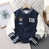 Children Baseball Jacket Small Yellow Duck Children's Clothing Boys' Baseball Jacket Autumn Clothes