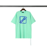 We11done T Shirt High Quality Wavy Pattern Loose Casual Men and Women