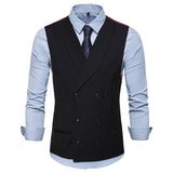 Men's Dress Vests Men's Vest Casual Jacket Business Waistcoat Summer Men's plus Size Suit Vest