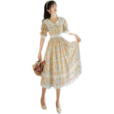 Women's Cottagecore Dress Floral Dress Women's Summer Skirt