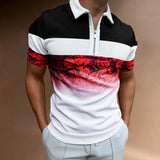 Polo Shirts Men's Summer Polo Shirt Short-Sleeved T-shirt Casual