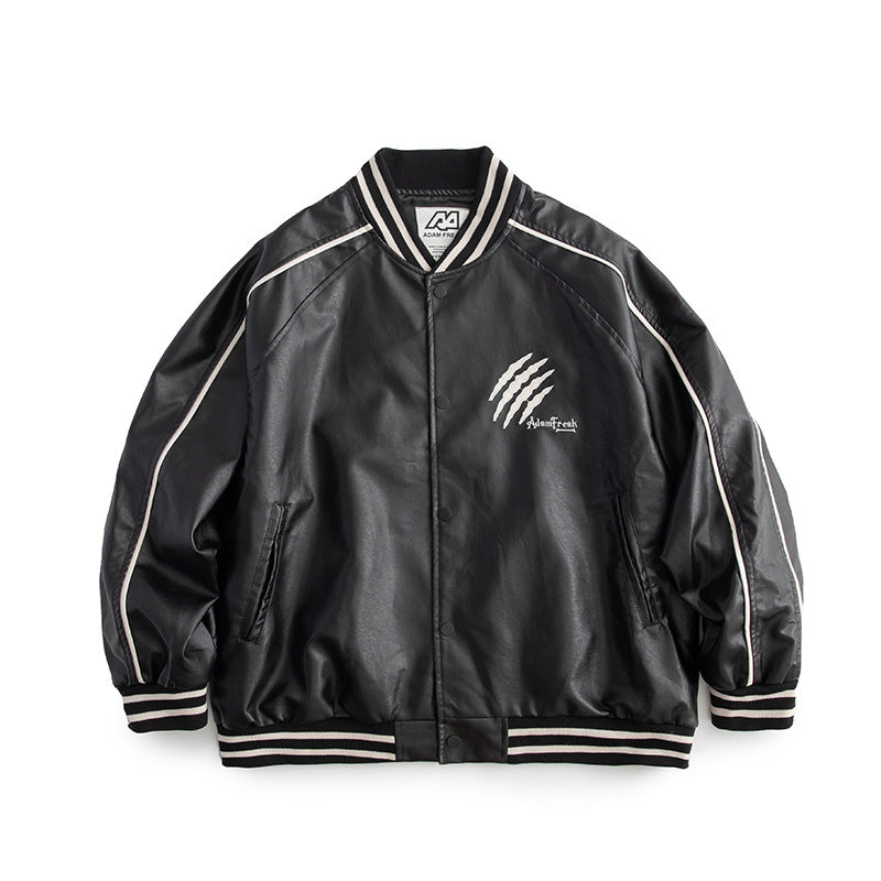 Letterman Jacket Outfit Senior Jackets Varsity Baseball Coat Baseball Jacket Couple Baggy Coat