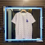 Yankees Fashion Short-Sleeved Men 'S And Women 'S Three-Dimensional Embroidered T-shirt