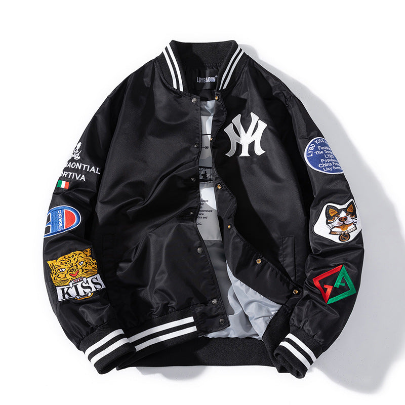 Varsity Jacket Casual Baseball Uniform