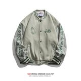Letterman Jacket Outfit Senior Jackets Varsity Baseball Coat Baseball Uniform Men's and Women's Casual Jacket