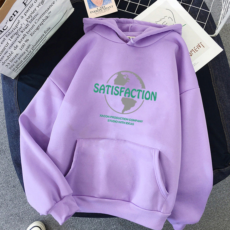 Slogan Graphic Hoodie