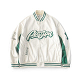 Varsity Spring Plus Size Retro Sports Cloth Color Fashionable Suede Baseball Men Jacket