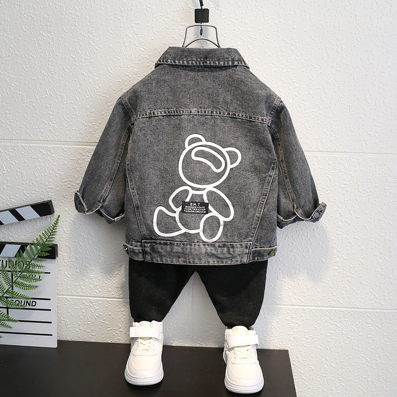 Toddler Boys Jackets Autumn Wear Denim Jacket Baby Boy