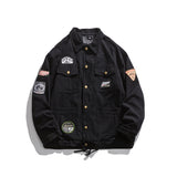 Letterman Jacket Outfit Senior Jackets Varsity Baseball Coat Loose Lapels Casual Coat Top
