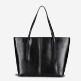 The Teacher Tote Simple Leather Women Bag Vintage Tote Bag Cowhide Portable Shoulder Crossbody Bag