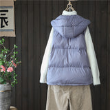 Women Winter Coats Puffer down Vest Fall/Winter down Jacket Vest Female Winter