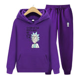 Rick And Morty Tracksuit Pullover Hoodie Sweatshirts Men's Clothing Print Hoodie Autumn Winter Sweater Hip Hop Sports Suit