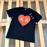 Human Made T-Shirt KAWS Co-Branded T-shirt Slub Cotton Loose Couple