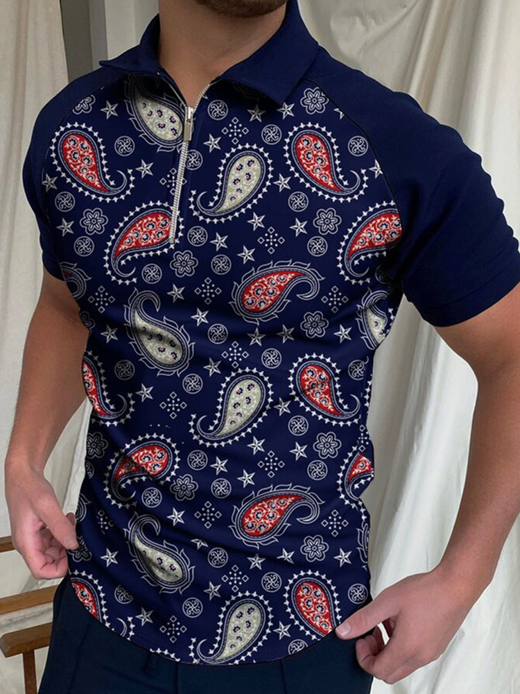Polo Shirts Spring and Summer Short Sleeve Polo Shirt