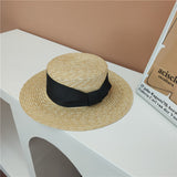 Straw Hat Wide Brim Sun Hat Summer Seaside Travel Sun-Proof Beach Hat