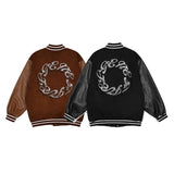 Letterman Jacket Outfit Senior Jackets Varsity Baseball Coat Letter Jacket Men's Baseball Uniform Jacket