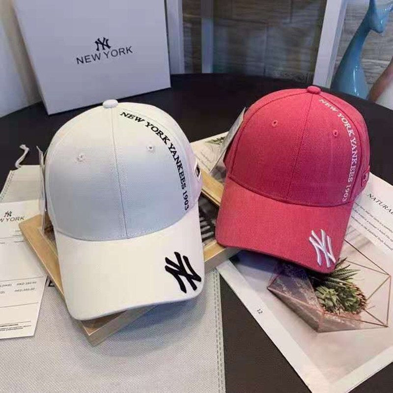 Yankee Baseball Cap Gold Embroidered Baseball Cap Men's and Women's Sun Hat