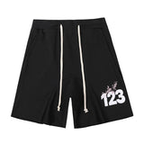 Rrr123 Shorts Printed Shorts Loose Casual Drawstring Shorts