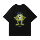Man Tees Men's Clothing Fashion Brand Short Sleeve T-shirt Loose Casual