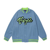 Letterman Jacket Outfit Senior Jackets Varsity Baseball Coat Letter Embroidered Baseball Uniform Coat for Men