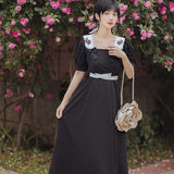 Women's cottagecore Dress Women's Summer Sweet