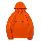 Smiley Face Hoodie Print Casual Fashion Loose Men's Hoodie