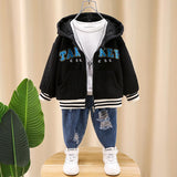 Toddler Boys Jackets Boys Autumn Clothing Suit Hooded Jacket Children