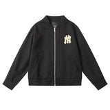 Yankees Autumn and Winter Printing Casual Zipper Baseball Uniform Jacket Coat Top