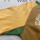 Human Made Sweatshirt Tiger Pattern Stitching Contrast Color Brushed Hoody