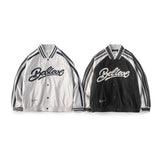 Varsity Men Clothing Springtide Brand Splicing Coat Unisex Retro Sports Loose Couple Baseball Jacket