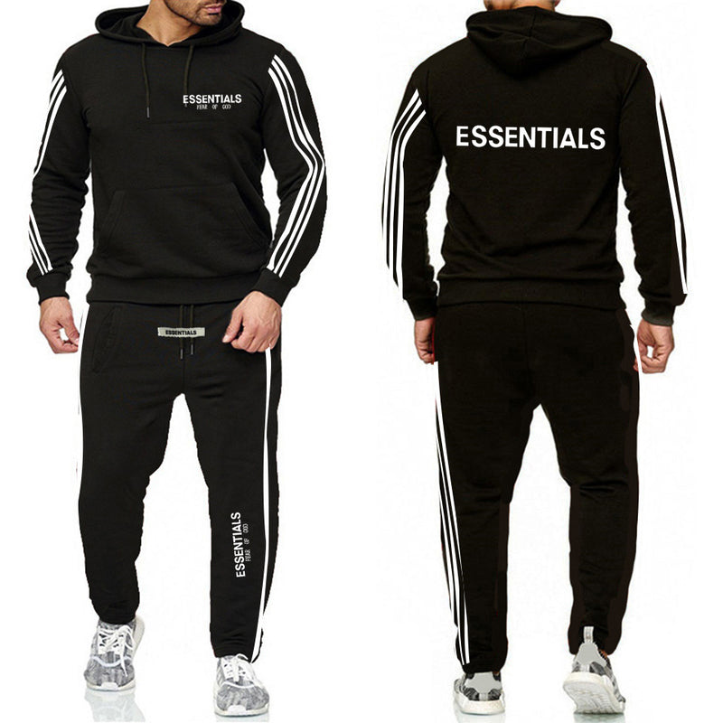 Fear Of God Fog Essentials Hoodie & Sweatpant 2 Piece Set For Men And Women