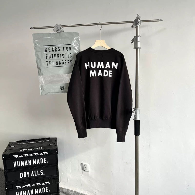 Human Made Sweatshirt Polar Bear Brushed Hoody Loose