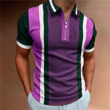 Polo Shirts Men's Summer Polo Shirt Short-Sleeved T-shirt Casual