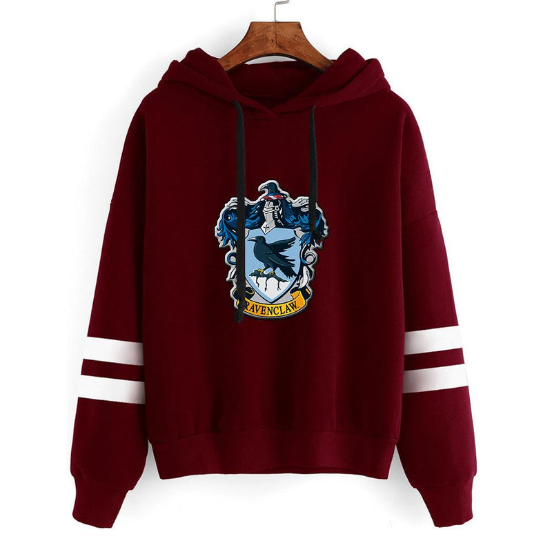 Slytherin Hoodie Spring and Autumn Casual Harry Potter Magic Academy Badge Hooded Men's and Women's Hoodie Sports Hoodie