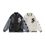Letterman Jacket Outfit Senior Jackets Varsity Baseball Coat Leather Jacket Men's Baseball Uniform Jacket